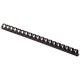 GUSANO DE PLASTICO FELLOWES DE 1/2 PULGADA PASO 90 HOJAS HASTA 90 HOJAS COLOR NEGRO 1 PAQUETE CON 25 PIEZAS