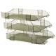 CHAROLA TRIPLE SABLON ACRILICO COLOR HUMO