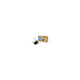 SUJETADOCUMENTOS MINI DE 15 MM MAE CAPACIDAD HASTA 45 HOJAS 1 CAJA CON 12 PIEZAS