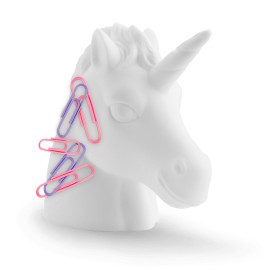 PORTACLIP EN FORMA DE UNICORNIO JUST MUSTARD DE CERAMICA CON IMAN 1 PIEZA