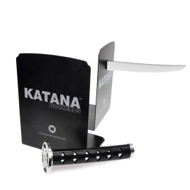 SUJETA LIBROS EN FORMA DE KATANA JUST MUSTARD DE METAL COLOR NEGRO