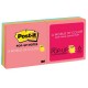 NOTA ADHESIVA REMOVIBLE POST IT 3301NEO COLORES NEON FORMA CUADRADA 600 HOJAS