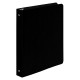 CARPETA DE PAPEL BASICA ARILLO EN O DE 0.5 PULGADAS COLOR NEGRA WILSON JONES ACCORING 1 PAQUETE CON 4 PIEZAS