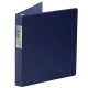 CARPETA DE VINIL BASICA ARILLO EN O DE 1 PULGADA COLOR AZUL KINERA 9100AZ 1 PIEZA