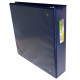 CARPETA DE VINIL PANORAMICA TAMAÑO CARTA ARILLO EN O DE 2 PULGADAS COLOR AZUL KINERA 9201AZ