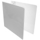 CARPETA DE VINIL PANORAMICA ARILLO EN O DE 3 PULGADAS COLOR BLANCA KINERA 9301BL 1 PIEZA