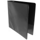 CARPETA DE VINIL PANORAMICA ARILLO EN O DE 1.5 PULGADAS COLOR NEGRA KINERA 9601NE 1 PIEZA