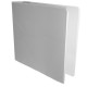 CARPETA DE VINIL PANORAMICA ARILLO EN O DE 2 PULGADAS COLOR BLANCA KINERA 9201BL 1 PIEZA