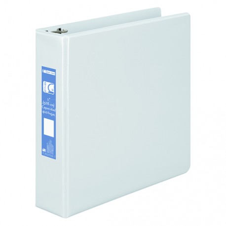CARPETA DE VINIL BASICA ARILLO EN O DE 2 PULGADAS COLOR BLANCA ACCO CLEAR VIEW 1 PIEZA