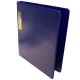 CARPETA DE VINIL PANORAMICA ARILLO EN O DE 1.5 PULGADAS COLOR AZUL KINERA 9501AZ 1 PIEZA