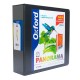 CARPETA DE VINIL PANORAMICA ARILLO EN O DE 3 PULGADAS COLOR NEGRA OXFORD PANORAMA 1 PIEZA