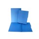CARPETA DE PAPEL BASICA ARILLO EN O DE 0.5 PULGADAS COLOR AZUL LAFICARTON PLCCOAZ 1 PIEZA