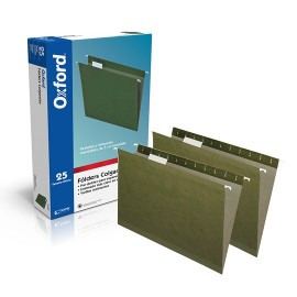 FOLDER DE PAPEL TAMAÑO OFICIO TOPS PRODUCTS PENDAFLEX 91535 TIPO COLGANTE COLOR VERDE 1 PQ C/25 PZS