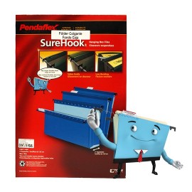 FOLDER DE PAPEL TAMAÑO OFICIO TOPS PRODUCTS PENDAFLEX 59303 TIPO COLGANTE COLOR AZUL 1 PQ C/25 PZS