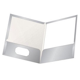 FOLDER DE PAPEL TAMAÑO CARTA TOPS PRODUCTS OXFORD 51705 TIPO PLASTIFICADO COLOR GRIS 1 PQ C/25 PZS