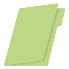 Fólder tamaño carta verde c/100