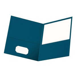 FOLDER DE PAPEL TAMAÑO CARTA TOPS PRODUCTS OXFORD 57502 TIPO PLASTIFICADO COLOR AZUL 1 PQ C/25 PZS