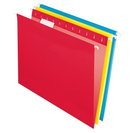 FOLDER DE PAPEL TAMAÑO CARTA TOPS PRODUCTS PENDAFLEX 92540 TIPO COLGANTE COLOR SURTIDO 1 PQ C/25 PZS
