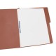 FOLDER DE PAPEL TAMAÑO CARTA ACCO ACCOPRESS P4555 TIPO CARPETA COLOR CAOBA 1 PQ C/10 PZS