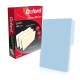 FOLDER DE PAPEL TAMAÑO OFICIO TOPS PRODUCTS PENDAFLEX M751BLU TIPO 1/2 CEJA COLOR AZUL 1 PQ C/100 PZS