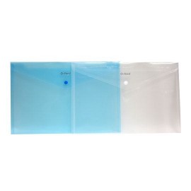 SOBRE BOLSA OXFORD F454 DE POLIPROPILENO COLOR SURTIDO OFICIO CON BROCHE 1 PIEZA