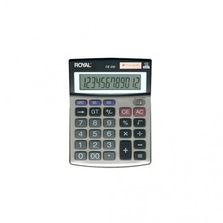 CALCULADORA DE ESCRITORIO ROYAL CE250 12 DIGITOS