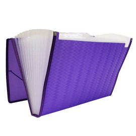 Archivo expandible oxford violeta