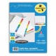 SEPARADOR WILSON JONES P0443 TAMAÑO CARTA CON 8 DIVISIONES DE PAPEL CON CEJAS MULTICOLOR 1 JUEGO
