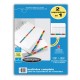 SEPARADOR WILSON JONES P0448 TAMAÑO CARTA CON ALFABETICO A-Z DE PAPEL CON CEJAS MULTICOLOR 1 JUEGO