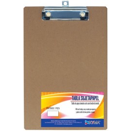 TABLA SUJETAPAPEL KYMA MACESQ TAMAÑO ESQUELA DE MADERA CON BROCHE CROMADO 1 PIEZA