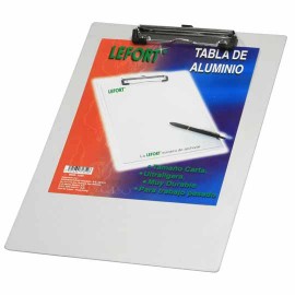 TABLA SUJETAPAPEL AZOR 1352 TAMAÑO CARTA DE METAL CON BROCHE METALICO 1 PIEZA