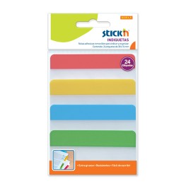 Notas de índice jgo. con 24 etiquetas colores