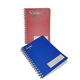 CUADERNO FORMA FRANCESA CUADRO GRANDE SCRIBE DE 100 HOJAS PASTA SEMI RIGIDA TIPO DOBLE 1 PIEZA