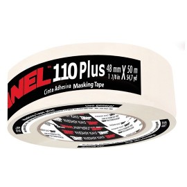 CINTA ADHESIVA MASKING TAPE JANEL 110 PLUS COLOR BLANCA DE 48 MM X 50 M 1 PZA