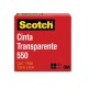 CINTA ADHESIVA CORTE FACIL SCOTCH 550 TRANSPARENTE DE 12 MM X 65 M 1 PZA