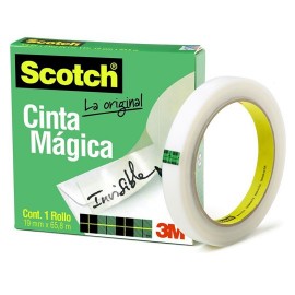 CINTA ADHESIVA MAGICA SCOTCH 810 DE 24 MM X 65 M 1 PZA