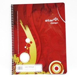 CUADERNO PROFESIONAL RAYA ESTRELLA DE 100 HOJAS PASTA DURA TIPO METALICO 1 PIEZA