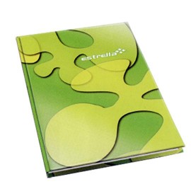 CUADERNO FORMA FRANCESA CUADRO GRANDE ESTRELLA DE 96 HOJAS PASTA DURA TIPO COSIDO 1 PIEZA