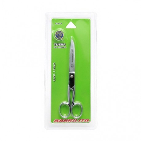 TIJERA DE COSTURA BARRILITO 86427 DE 7CM TIPO DE MANGO METAL MATERIAL ACERO INOXIDABLE 1 PIEZA
