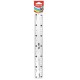REGLA MAPED DE 30CM TRANSPARENTE DE PLASTICO 1 PIEZA