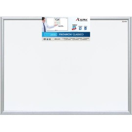 PIZARRON BLANCO DE POLYMER DE 40 X 60CM MARCA ALFRA