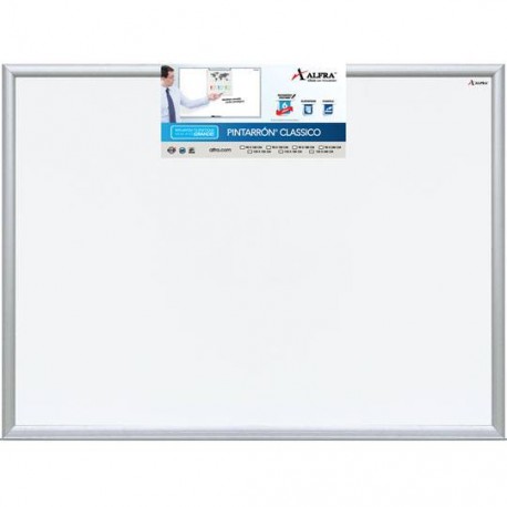 PIZARRON BLANCO DE POLYMER DE 40 X 60CM MARCA ALFRA