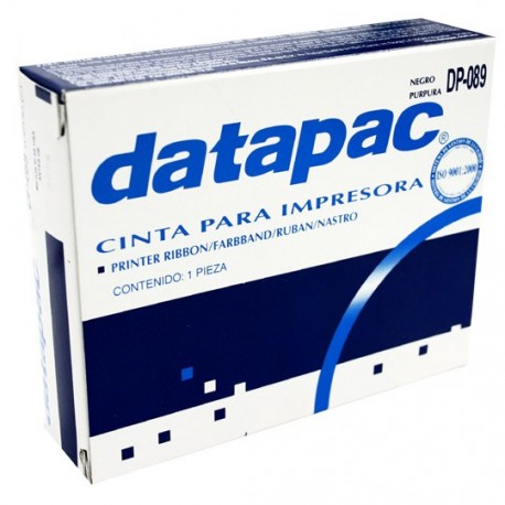 CINTA COLOR NEGRO DATAPAC DP-089 PARA SP 300--/312--/342--/349 1 PIEZA