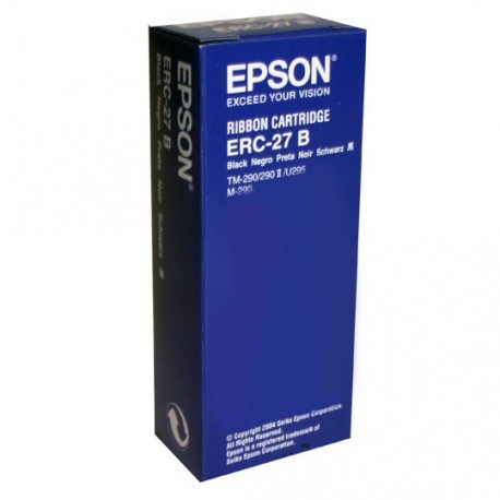 CINTA COLOR NEGRO EPSON ERC27B PARA MINIPRINTER 1 PIEZA
