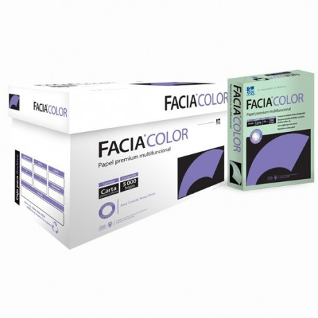 Papel FaciaBond color verde tamaño carta COPAMEX