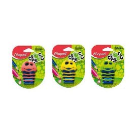 SACAPUNTAS MANUAL CROC CROC MAPED , DE PLASTICO 1 PIEZA