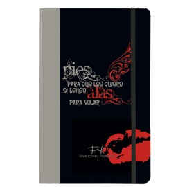 CUADERNO FRIDA KAHLO RAYA DANPEX DE 240 HOJAS