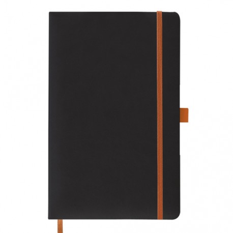 LIBRETA DE NOTAS MODELO BLACK NARANJA