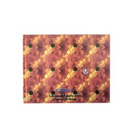 CUADERNO FORMA ITALIANA CUADRO CHICO ESTRELLA DE 196 HOJAS PASTA DURA TIPO COSIDO 1 PIEZA