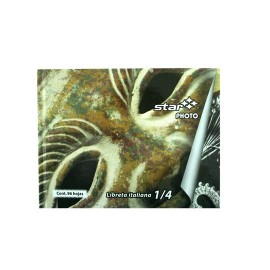 CUADERNO FORMA ITALIANA CUADRO GRANDE ESTRELLA DE 96 HOJAS PASTA DURA TIPO COSIDO 1 PIEZA